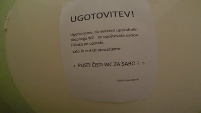 KR Ugotovitev